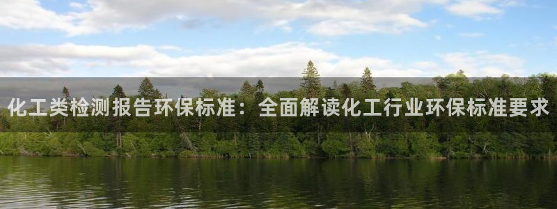 亿万网络科技有限公司ceo：化工类检测报告环保标准：全面解读化工行业环保标准要求