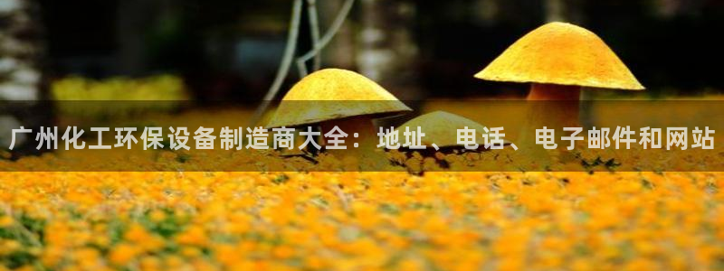 亿万先生手机客户端：广州化工环保设备制造商大全：地址、电话、电子邮件和网站