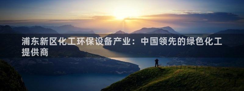 mr07亿万先生：浦东新区化工环保设备产业：中国领先的绿色化工
提供商