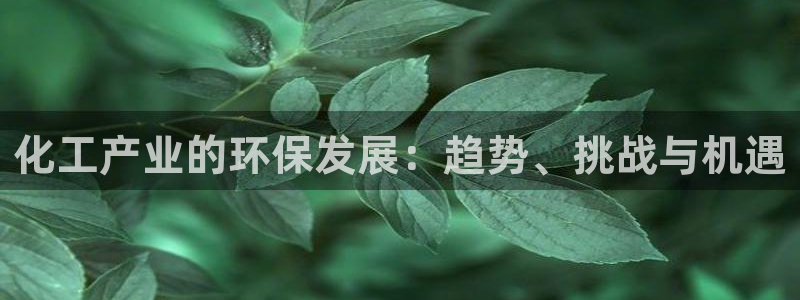 亿万billions：化工产业的环保发展：趋势、挑战与机遇