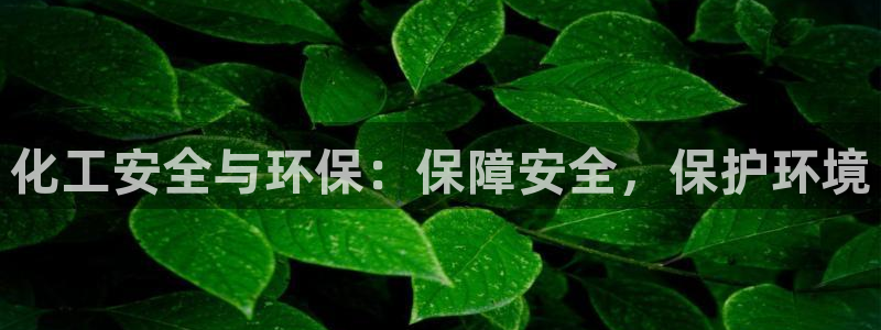 亿万先生：化工安全与环保：保障安全，保护环境