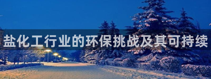 亿万先生网页版登录：盐化工行业的环保挑战及其可持续