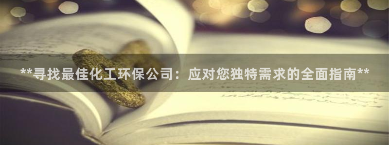 亿万剧情介绍：**寻找最佳化工环保公司：应对您独特需求的全面指南**