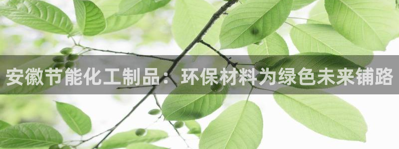 亿万下载第三季：安徽节能化工制品：环保材料为绿色未来铺路