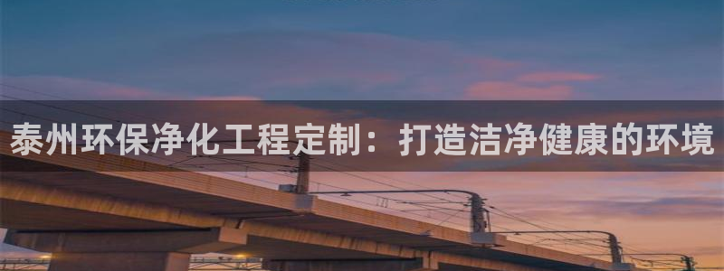 亿万讲什么：泰州环保净化工程定制：打造洁净健康的环境