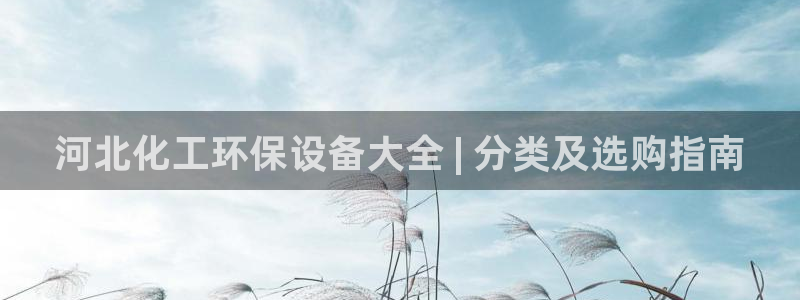 亿万先生网页版登录：河北化工环保设备大全 | 分类及选购指南