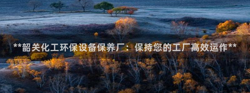 亿万先生客服：**韶关化工环保设备保养厂：保持您的工厂高效运作**
